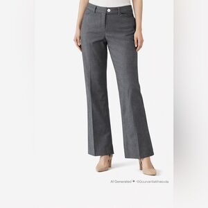 Nine & Company Size 10 Gray Stretch Dress Jeans Casual Friday